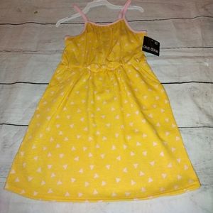 NWT Okie Dokie Yellow Polka dot dress
